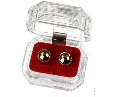Seven Creations Ben Wa Gold Balls 1.7cm, Vanduo-Resistant, Nickel-Free