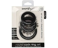 ShotsToys Varpos žiedas, sėklidės, 3 vnt