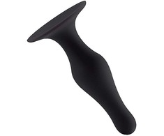 Shots Sinner Gear Silicone Plug Small with Suction Base Juodas 11.7 cm