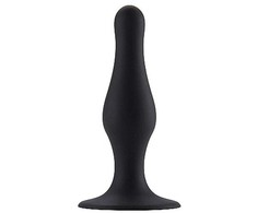 Shots Sinner Gear Silicone Plug Small with Suction Base Juodas 11.7 cm