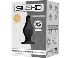 Silexd Silicone sklandus analinis kištukas juoda kištukas