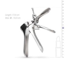 Sinner Gear Mystim Large Cusco Adjustable Stainless Steel Medical Speculum