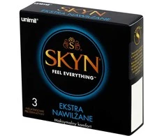 Skyn Extra Lubricated nelateksiniai prezervatyvai 3 vnt.