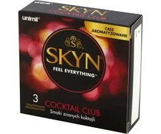 Unimil Skyn Prezerwatywy nawilżane smakowe mix 3 vnt
