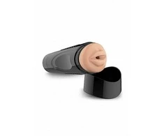 Slt By Shots SLT Self Lubrication Easy Grip Masturbator XL Oral - Flesh