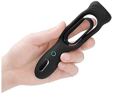 Sono By Shots SONO No.88 Rechargeable Dual-Motor Intimate Ring Juodas 15.3cm