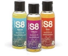 Stimul8 S8 Erotic Massage Oil Box Masažo aliejų rinkinys (3 x 50 ml)