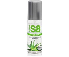 Stimul8 S8 S8 Aloe Vera Vanduo-Based Lubricant 125ml - Gentle, Paraben-Free Formula