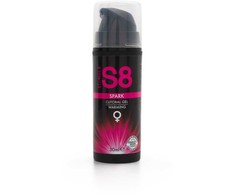 Stimul8 S8 S8 Spark Warming Gel 30ml - Intimate Heat Effect, Body-Safe Formula