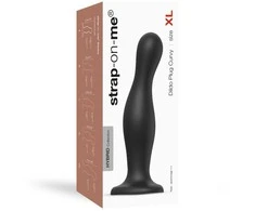 Strap On Me Fancy juoda supaprastintas makšties analinis dildo