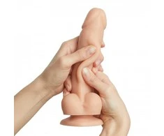 Strap On Me SLIDING SKIN REALISTIC DILDO VANILLA XL