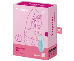 Satisfyer Tropical Tip Rechargeable Intimate Device with App Control, Rožinė