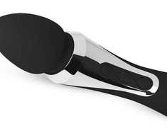 Sway Vibes Dual-Ended Wand Massager Juodas Rechargeable Atsparus vandeniui