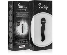 Sway Vibes No. 4 Juodas - Rechargeable Wand, 10 Modes, Ergonomic Design