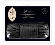 Sweet Caress SM BONDAGE ROPE Juodas 5M (dydis: T1)