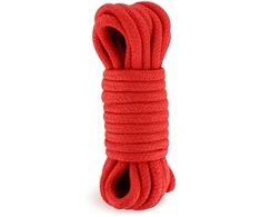 Sweet Caress SM BONDAGE ROPE Raudonas 5M (dydis: T1)