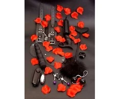 Toy joy TOYJOY 10 dalys komplektas bondage bdsm priedai erotyka