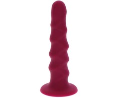 Get Real Ribbed Model 12 cm Raudona - Silicone Intimate System