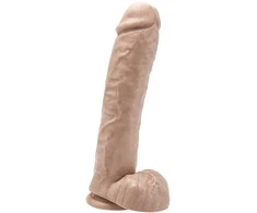 Get Real TOYJOY Dildo ant siurbtuko, didelis tikroviškas penis, 28 cm