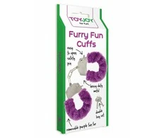 Toy joy TOYJOY Erotyczny prezent kajdanki su futerkiem kluczykiem