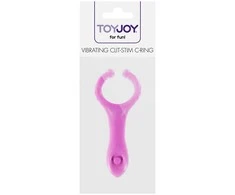 TOYJOY Žiedas-VIBRATINGAS CLIT-STIM C-RING PURPLE