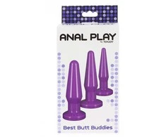 TOYJOY Rinkinys užpakalinių kamščių siurbtukų kamščiai