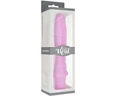 Get Real TOYJOY Silicone plonas vibratorius, įspūdingas penis, 7 režimai