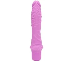 Get Real TOYJOY Silicone plonas vibratorius, įspūdingas penis, 7 režimai