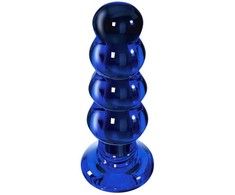 TOYJOY Buttocks The Radiant Vibrating Glass Plug 5 Modes Transparent