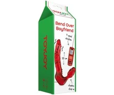 TOYJOY Gelinis dildo su vibracija dvigubam įsiskverbimui