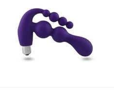 Toyz4Lovers Dvipusis vibratorius makšties analiniai kamuoliukai g taškas 15cm