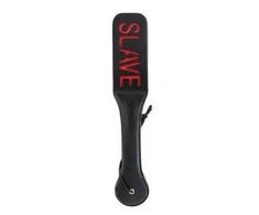 Toyz4Lovers Pejcz-Paletta Doppia Double Spank Paddle Slave Juodas