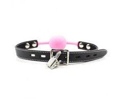 Toyz4Lovers Padlocked gag, apvalus sferinis bdsm sex