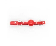 Toyz4Lovers Knebel-kvėpuojantis kamuoliukas (rosso)