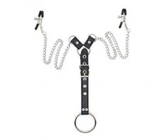 Toyz4Lovers vyriški spenelių spaustukai Bdsm gaidžio žiedas
