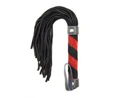 Toyz4Lovers Pejcz-Frusta a frange Line Whip juodas