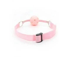 Toyz4Lovers „Knebel-Easy“ kvėpuojantis rutulinis kamštelis (rosa)