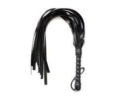 Toyz4Lovers Pejcz-Frusta a frange Squash Whip juodas