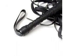 Toyz4Lovers Pejcz-Frusta a frange Squash Whip juodas