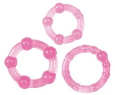Toyz4Lovers Penio žiedai ir sėklidės 3 dalių sekso rinkinys