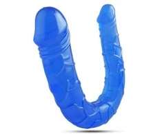 Toyz4Lovers Dvipusis dvipusis makšties analinis dildo, 15 cm