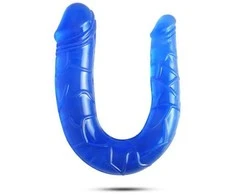 Toyz4Lovers Dvipusis dvipusis makšties analinis dildo, 15 cm
