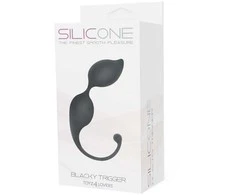 Toyz4Lovers Kulki-PALLINE TRIGGER SILICONE Juodas