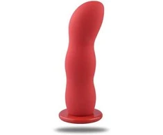 Toyz4Lovers Raudon viliojantis strap-on dildo su petnešėlėmis