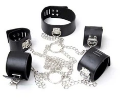 Toyz4Lovers Rinkinys bdsm bondage petnešos antrankiai rankos kojos