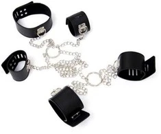 Toyz4Lovers Rinkinys bdsm bondage petnešos antrankiai rankos kojos