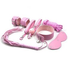Toyz4Lovers Rožinė komplektas priedai bdsm krępowanie wiązanie