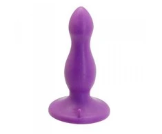Toyz4Lovers Silikoninis analinis kištukas su stipriu siurbtuku sex 9cm