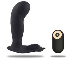 Toyz4Lovers Vibruojantis analinis kištukas prostatos masažo nuotolinio valdymo pultelis 12cm