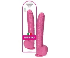 Toyz4Lovers Wielki rožinė penis ogromne dildo su jądrami 30 cm